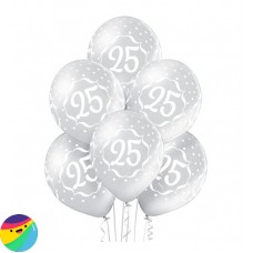 Baloni številka 25 Srebrni